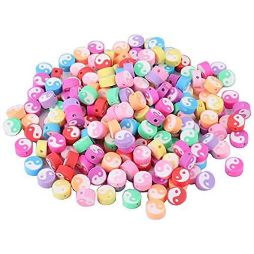 100 Stück 10 mm gemischte Polymer-Ton Tai Chi Yin Yang lose Perlen gemischte Charms Perlen für DIY Schmuck Armband Ohrringe Halskette Handwerk Zubehör 100 Stück 10 mm gemischte Polymer-Ton Tai Chi Yin Yang lose Perlen gemischte Charms Perlen für DIY Schmuck Armband Ohrringe Halskette Handwerk Zubehör von Yunmoxiao