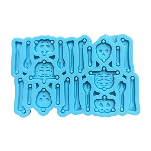 Yunnan Form für Ohrringe und Anhänger, Skelett-Form, Epoxidharz, handgefertigt, Guss-Silikonform für Schmuckherstellung, Basteln, selbstgemachte Dekorationen Yunnan Form für Ohrringe und Anhänger, Skelett-Form, Epoxidharz, handgefertigt, Guss-Silikonform für Schmuckherstellung, Basteln, selbstgemachte Dekorationen von Yunnan Sourcing