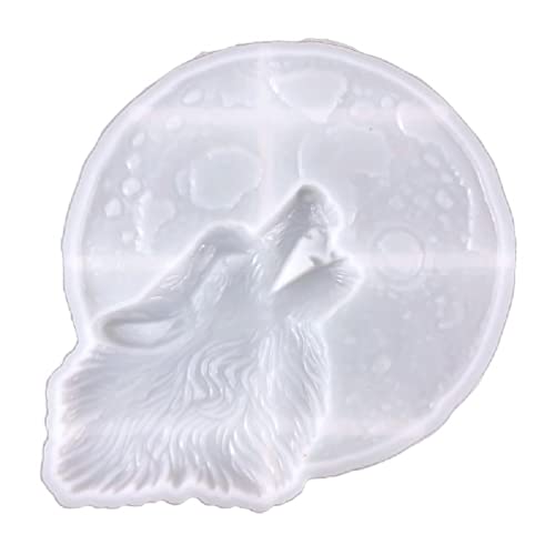 Yunnan Wandbehang Harz Formen Wolf Silikonform Halbstereoskopische Epoxidform für DIY Handwerk Valentinstag Home Dekoration Wolf Ornamente Formen für Epoxidharz Yunnan Wandbehang Harz Formen Wolf Silikonform Halbstereoskopische Epoxidform für DIY Handwerk Valentinstag Home Dekoration Wolf Ornamente Formen für Epoxidharz von Yunnan Sourcing