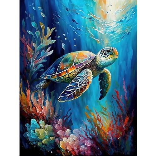 Yunruily Schildkröten malen nach Zahlen Kits für Erwachsene-Schildkröten malen nach Zahlen Erwachsene,Schildkröten malen nach Zahlen auf Leinwand für Geschenke nach Hause Wanddekoration(40cmx50cm) Yunruily Schildkröten malen nach Zahlen Kits für Erwachsene-Schildkröten malen nach Zahlen Erwachsene,Schildkröten malen nach Zahlen auf Leinwand für Geschenke nach Hause Wanddekoration(40cmx50cm) von Yunruily