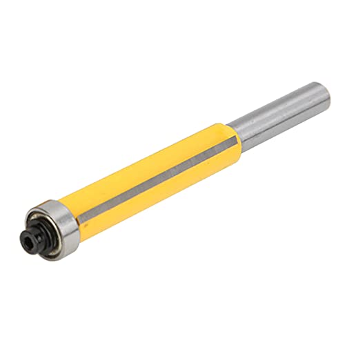 Yunseity 3pcs Holzbearbeitungsmühlenschneider -Trimmen -Router Bit mit Lager Hoher Verschleißfestigkeit und Langes Lebensdauer für Holzbearbeitung YG8 Legierung von Yunseity