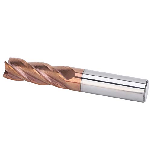 Yunseity Cnc-schaftFräser aus Wolframstahl, 100 Mm / 3,9 "3-Fulte-Fräser Aluminium-CNC-Schmeidwerkzug, Bechichtetes Finish, 1,8" Blattlänge, 0,6 "SchaftDurchmesser, 0,6" Blattdurchmesser. Yunseity Cnc-schaftFräser aus Wolframstahl, 100 Mm / 3,9 "3-Fulte-Fräser Aluminium-CNC-Schmeidwerkzug, Bechichtetes Finish, 1,8" Blattlänge, 0,6 "SchaftDurchmesser, 0,6" Blattdurchmesser. von Yunseity