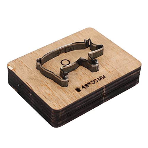 Yunseity Leder-Stanzform, Stanz-Stanzer MIT Schweineform, 49 X 30 Mm, Stanzer-Form für Leder, Handwerk Yunseity Leder-Stanzform, Stanz-Stanzer MIT Schweineform, 49 X 30 Mm, Stanzer-Form für Leder, Handwerk von Yunseity