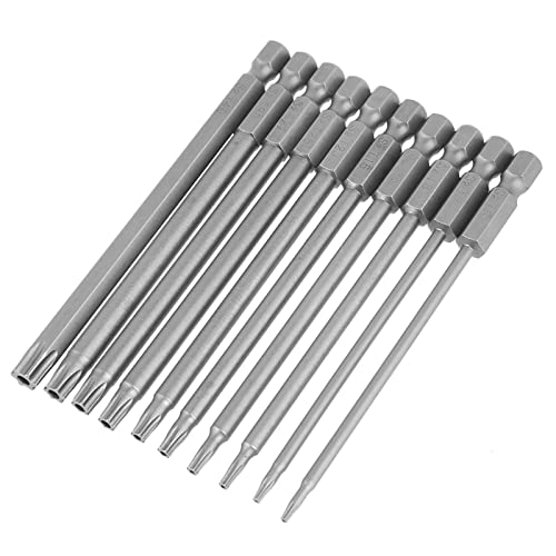 Yunseity SCHRAUBENDREHERBOHRER, 10 STÜCK 100 MM 1/4 ZOLL SECHSKANTSCHAFT S2 S2 STAHL-STERNE Yunseity SCHRAUBENDREHERBOHRER, 10 STÜCK 100 MM 1/4 ZOLL SECHSKANTSCHAFT S2 S2 STAHL-STERNE von Yunseity
