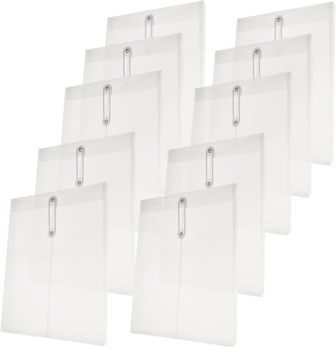 Yunxiao88 Brief-Umschläge im A4-Format, mit erweiterbarem Zwickel, transparent, wiederverwendbar, Projektpapier, Dokumente, Organizer für Büro, Schule, Zuhause, 10 Stück Yunxiao88 Brief-Umschläge im A4-Format, mit erweiterbarem Zwickel, transparent, wiederverwendbar, Projektpapier, Dokumente, Organizer für Büro, Schule, Zuhause, 10 Stück von Yunxiao88