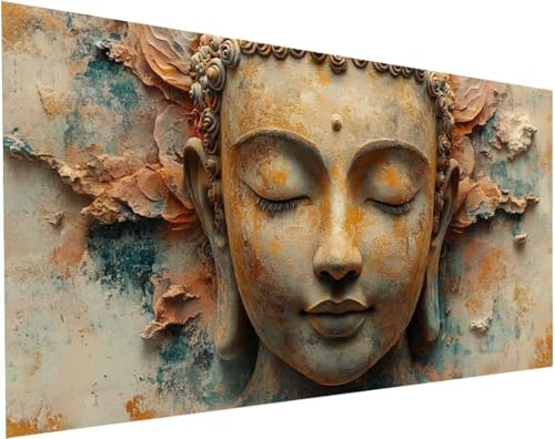 Buddha Diamond Painting Erwachsene Groß XXL 160x80cm, Diamond Painting Kinder ab 10 Jahre Zen, 5D Cross Stitch Diamant Malerei Kreativ Set, DIY Diamanten Basteln Mädchen Geschenke Home Wand Dekor L-64 Buddha Diamond Painting Erwachsene Groß XXL 160x80cm, Diamond Painting Kinder ab 10 Jahre Zen, 5D Cross Stitch Diamant Malerei Kreativ Set, DIY Diamanten Basteln Mädchen Geschenke Home Wand Dekor L-64 von Yuogyxog