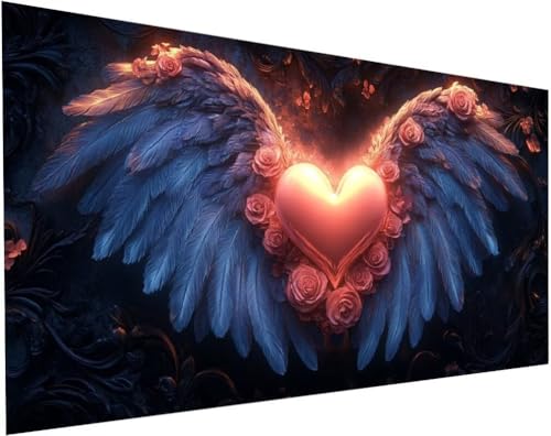 Diamond Painting Flügel Set für Erwachsene, Diamant Painting Bilder Blumen für Basteln Mädchen 8 Jahre Geschenke, 5D DIY Runder Daiments Malerei Stickerei Bilder Anfänger Zuhause Deko 120x60cm L-23 Diamond Painting Flügel Set für Erwachsene, Diamant Painting Bilder Blumen für Basteln Mädchen 8 Jahre Geschenke, 5D DIY Runder Daiments Malerei Stickerei Bilder Anfänger Zuhause Deko 120x60cm L-23 von Yuogyxog