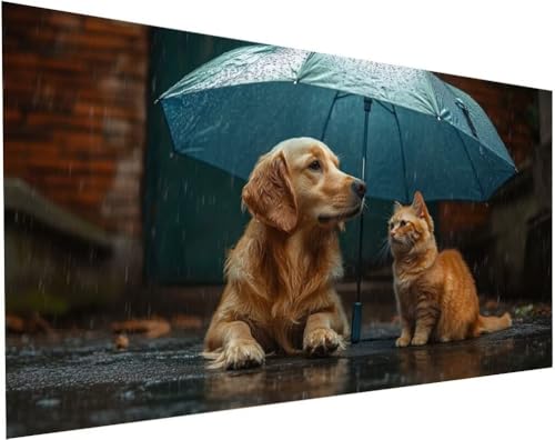 Diamond Painting Hund Set für Erwachsene, Diamant Painting Bilder Tiere für Basteln Mädchen 8 Jahre Geschenke, 5D DIY Runder Daiments Malerei Stickerei Bilder Anfänger für Zuhause Deko 80x40cm L-77 Diamond Painting Hund Set für Erwachsene, Diamant Painting Bilder Tiere für Basteln Mädchen 8 Jahre Geschenke, 5D DIY Runder Daiments Malerei Stickerei Bilder Anfänger für Zuhause Deko 80x40cm L-77 von Yuogyxog