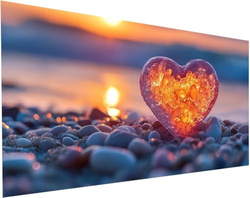 Diamond Painting Liebe Set für Erwachsene, Diamant Painting Bilder Strand für Basteln Mädchen 8 Jahre Geschenke, 5D DIY Runder Daiments Malerei Stickerei Bilder Anfänger für Zuhause Deko 180x90cm L-7 Diamond Painting Liebe Set für Erwachsene, Diamant Painting Bilder Strand für Basteln Mädchen 8 Jahre Geschenke, 5D DIY Runder Daiments Malerei Stickerei Bilder Anfänger für Zuhause Deko 180x90cm L-7 von Yuogyxog