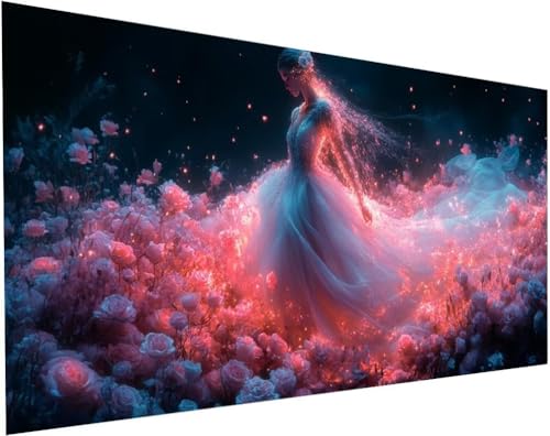 Diamond Painting Prinzessin Set für Erwachsene, Diamant Painting Bilder Blumen für Basteln Mädchen 8 Jahre Geschenke, 5D DIY Runder Daiments Malerei Stickerei Bilder für Zuhause Deko 200x100cm L-73 Diamond Painting Prinzessin Set für Erwachsene, Diamant Painting Bilder Blumen für Basteln Mädchen 8 Jahre Geschenke, 5D DIY Runder Daiments Malerei Stickerei Bilder für Zuhause Deko 200x100cm L-73 von Yuogyxog