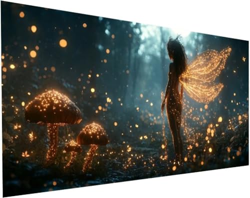 Diamond Painting Prinzessin Set für Erwachsene, Diamant Painting Bilder Wald für Basteln Mädchen 8 Jahre Geschenke, 5D DIY Runder Daiments Malerei Stickerei Bilder Anfänger Zuhause Deko 200x100cm L-75 Diamond Painting Prinzessin Set für Erwachsene, Diamant Painting Bilder Wald für Basteln Mädchen 8 Jahre Geschenke, 5D DIY Runder Daiments Malerei Stickerei Bilder Anfänger Zuhause Deko 200x100cm L-75 von Yuogyxog