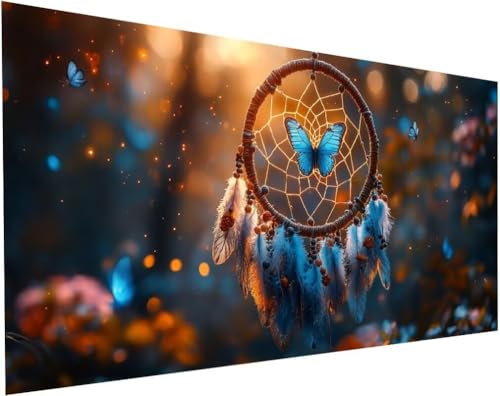Diamond Painting Traumfänger Set für Erwachsene, Diamant Painting Bilder Schmetterling für Basteln Mädchen 8 Jahre Geschenke, 5D DIY Runder Daiments Malerei Stickerei Bilder Zuhause Deko 160x80cm L-19 Diamond Painting Traumfänger Set für Erwachsene, Diamant Painting Bilder Schmetterling für Basteln Mädchen 8 Jahre Geschenke, 5D DIY Runder Daiments Malerei Stickerei Bilder Zuhause Deko 160x80cm L-19 von Yuogyxog