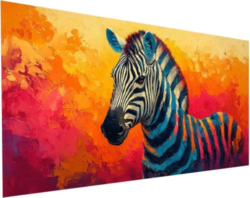 Diamond Painting Zebra Set für Erwachsene, Diamant Painting Bilder Tiere für Basteln Mädchen 8 Jahre Geschenke, 5D DIY Runder Daiments Malerei Stickerei Bilder Anfänger für Zuhause Deko 180x90cm L-11 Diamond Painting Zebra Set für Erwachsene, Diamant Painting Bilder Tiere für Basteln Mädchen 8 Jahre Geschenke, 5D DIY Runder Daiments Malerei Stickerei Bilder Anfänger für Zuhause Deko 180x90cm L-11 von Yuogyxog