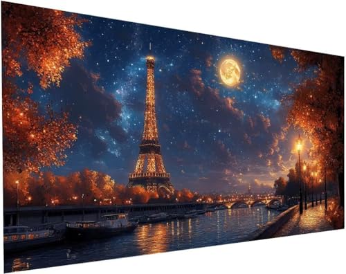 Eiffelturm Diamond Painting Erwachsene Groß XXL 200x100cm, Diamond Painting Kinder ab 10 Jahre Landschaft, 5D Cross Stitch Diamant Malerei Kreativ Set, DIY Diamanten Basteln Mädchen Home Decor L-2 Eiffelturm Diamond Painting Erwachsene Groß XXL 200x100cm, Diamond Painting Kinder ab 10 Jahre Landschaft, 5D Cross Stitch Diamant Malerei Kreativ Set, DIY Diamanten Basteln Mädchen Home Decor L-2 von Yuogyxog