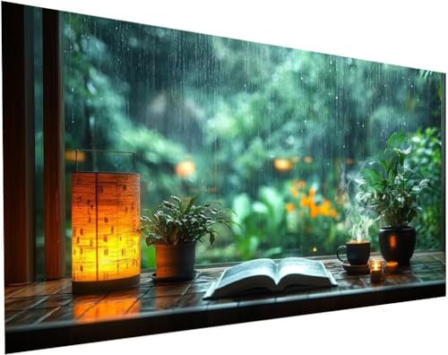 Fensterbilder Diamond Painting Erwachsene Groß XXL 160x80cm, Diamond Painting Kinder ab 10 Jahre Bücher, 5D Cross Stitch Diamant Malerei Kreativ Set, DIY Diamanten Basteln Mädchen Home Decor L-28 Fensterbilder Diamond Painting Erwachsene Groß XXL 160x80cm, Diamond Painting Kinder ab 10 Jahre Bücher, 5D Cross Stitch Diamant Malerei Kreativ Set, DIY Diamanten Basteln Mädchen Home Decor L-28 von Yuogyxog