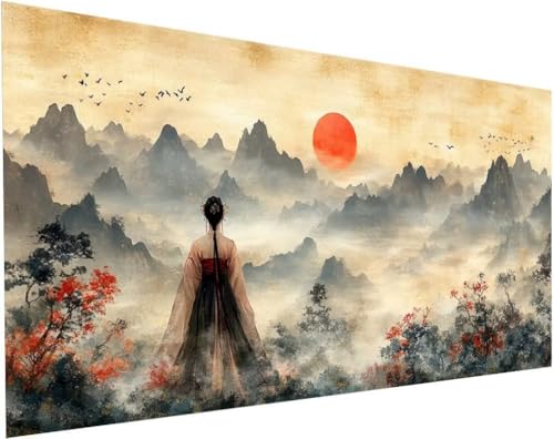 Landschaft Diamond Painting Erwachsene Groß XXL 160x80cm, Diamond Painting Kinder ab 10 Jahre Berge, 5D Full Cross Stitch Diamant Malerei Kreativ Set, DIY Diamanten Basteln Mädchen Home Decor L-52 Landschaft Diamond Painting Erwachsene Groß XXL 160x80cm, Diamond Painting Kinder ab 10 Jahre Berge, 5D Full Cross Stitch Diamant Malerei Kreativ Set, DIY Diamanten Basteln Mädchen Home Decor L-52 von Yuogyxog