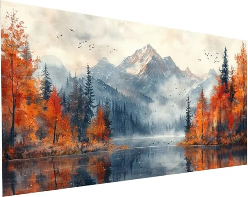 Landschaft Diamond Painting Erwachsene Groß XXL 160x80cm, Diamond Painting Kinder ab 10 Jahre Natur, 5D Full Cross Stitch Diamant Malerei Kreativ Set, DIY Diamanten Basteln Mädchen Home Decor L-60 Landschaft Diamond Painting Erwachsene Groß XXL 160x80cm, Diamond Painting Kinder ab 10 Jahre Natur, 5D Full Cross Stitch Diamant Malerei Kreativ Set, DIY Diamanten Basteln Mädchen Home Decor L-60 von Yuogyxog