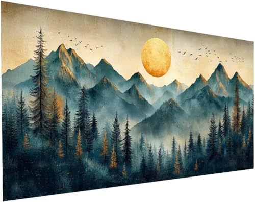Landschaft Diamond Painting Erwachsene Groß XXL 180x90cm, Diamond Painting Kinder ab 10 Jahre Berge, 5D Full Cross Stitch Diamant Malerei Kreativ Set, DIY Diamanten Basteln Mädchen Home Decor L-54 Landschaft Diamond Painting Erwachsene Groß XXL 180x90cm, Diamond Painting Kinder ab 10 Jahre Berge, 5D Full Cross Stitch Diamant Malerei Kreativ Set, DIY Diamanten Basteln Mädchen Home Decor L-54 von Yuogyxog