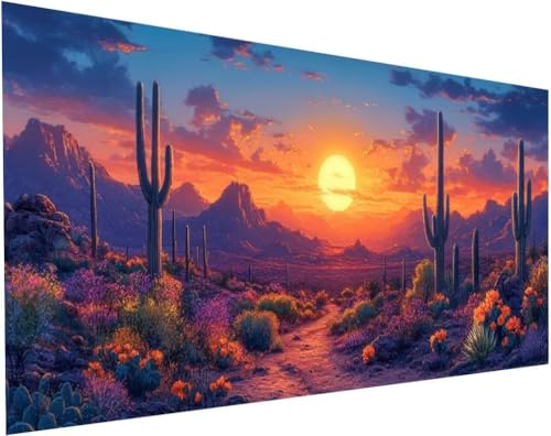 Landschaft Diamond Painting Erwachsene Groß XXL 80x40cm, Diamond Painting Kinder ab 10 Jahre Cactus, 5D Full Cross Stitch Diamant Malerei Kreativ Set, DIY Diamanten Basteln Mädchen Home Decor L-56 Landschaft Diamond Painting Erwachsene Groß XXL 80x40cm, Diamond Painting Kinder ab 10 Jahre Cactus, 5D Full Cross Stitch Diamant Malerei Kreativ Set, DIY Diamanten Basteln Mädchen Home Decor L-56 von Yuogyxog