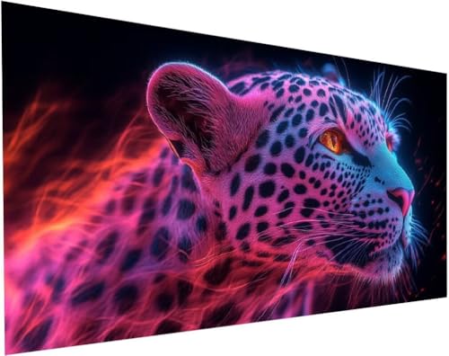 Leopard Diamond Painting Erwachsene Groß XXL 160x80cm, Diamond Painting Kinder ab 10 Jahre Tiere, 5D Cross Stitch Diamant Malerei Kreativ Set, DIY Diamanten Basteln Mädchen Geschenke Home Decor L-12 Leopard Diamond Painting Erwachsene Groß XXL 160x80cm, Diamond Painting Kinder ab 10 Jahre Tiere, 5D Cross Stitch Diamant Malerei Kreativ Set, DIY Diamanten Basteln Mädchen Geschenke Home Decor L-12 von Yuogyxog