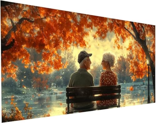 Paar Diamond Painting Erwachsene Groß XXL 100x50cm, Diamond Painting Kinder ab 10 Jahre Liebe, 5D Cross Stitch Diamant Malerei Kreativ Set, DIY Diamanten Basteln Mädchen Geschenke Home Wand Dekor L-62 Paar Diamond Painting Erwachsene Groß XXL 100x50cm, Diamond Painting Kinder ab 10 Jahre Liebe, 5D Cross Stitch Diamant Malerei Kreativ Set, DIY Diamanten Basteln Mädchen Geschenke Home Wand Dekor L-62 von Yuogyxog