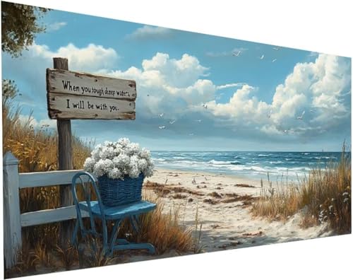 Strand Diamond Painting Erwachsene Groß XXL 160x80cm, Diamond Painting Kinder ab 10 Jahre Fahrrad, 5D Cross Stitch Diamant Malerei Kreativ Set, DIY Diamanten Basteln Mädchen Geschenke Home Decor L-94 Strand Diamond Painting Erwachsene Groß XXL 160x80cm, Diamond Painting Kinder ab 10 Jahre Fahrrad, 5D Cross Stitch Diamant Malerei Kreativ Set, DIY Diamanten Basteln Mädchen Geschenke Home Decor L-94 von Yuogyxog