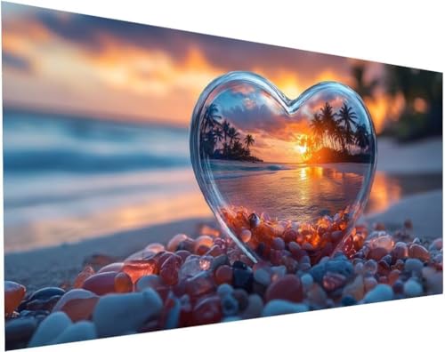 Strand Diamond Painting Erwachsene Groß XXL 200x100cm, Diamond Painting Kinder ab 10 Jahre Liebe, 5D Cross Stitch Diamant Malerei Kreativ Set, DIY Diamanten Basteln Mädchen Geschenke Home Decor L-88 Strand Diamond Painting Erwachsene Groß XXL 200x100cm, Diamond Painting Kinder ab 10 Jahre Liebe, 5D Cross Stitch Diamant Malerei Kreativ Set, DIY Diamanten Basteln Mädchen Geschenke Home Decor L-88 von Yuogyxog
