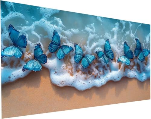 Strand Diamond Painting Erwachsene Groß XXL 200x100cm, Diamond Painting Kinder ab 10 Jahre Schmetterling, 5D Cross Stitch Diamant Malerei Kreativ Set, DIY Diamanten Basteln Mädchen Home Decor L-90 Strand Diamond Painting Erwachsene Groß XXL 200x100cm, Diamond Painting Kinder ab 10 Jahre Schmetterling, 5D Cross Stitch Diamant Malerei Kreativ Set, DIY Diamanten Basteln Mädchen Home Decor L-90 von Yuogyxog