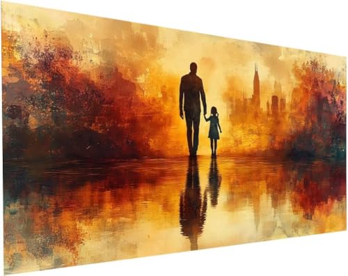 Vater Diamond Painting Erwachsene Groß XXL 140x70cm, Diamond Painting Kinder ab 10 Jahre Vorwärts, 5D Cross Stitch Diamant Malerei Kreativ Set, DIY Diamanten Basteln Mädchen Geschenke Home Decor L-68 Vater Diamond Painting Erwachsene Groß XXL 140x70cm, Diamond Painting Kinder ab 10 Jahre Vorwärts, 5D Cross Stitch Diamant Malerei Kreativ Set, DIY Diamanten Basteln Mädchen Geschenke Home Decor L-68 von Yuogyxog