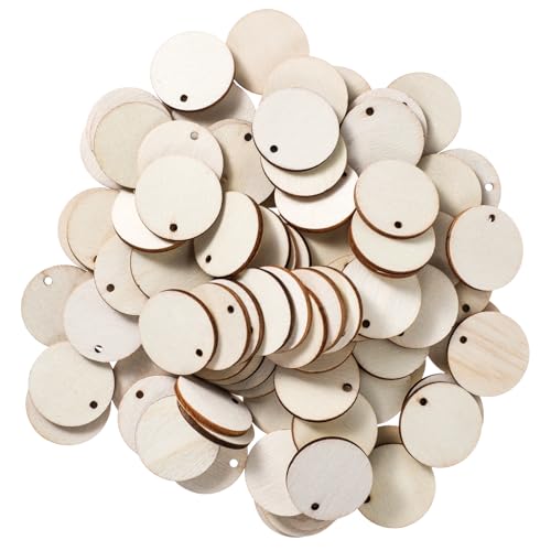 Yuomeaz 100 Stück Holzkreise zum Basteln, 2,5 cm, unlackierte runde Holzscheiben, kleine Naturholzscheiben, Kreise, blanko, Holzstücke, Ornamente für DIY Kunst und Handwerk Dekorationen Yuomeaz 100 Stück Holzkreise zum Basteln, 2,5 cm, unlackierte runde Holzscheiben, kleine Naturholzscheiben, Kreise, blanko, Holzstücke, Ornamente für DIY Kunst und Handwerk Dekorationen von Yuomeaz