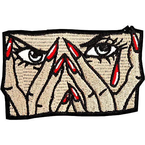 Lustige Aufnäher zum Aufbügeln/Aufnähen, Motiv: Die wütende weinende Frau, coole bestickte Aufnäher für Kleidung, Jacken, Westen, Rucksäcke, Hüte, Jeans, DIY-Zubehör, Dekoration Lustige Aufnäher zum Aufbügeln/Aufnähen, Motiv: Die wütende weinende Frau, coole bestickte Aufnäher für Kleidung, Jacken, Westen, Rucksäcke, Hüte, Jeans, DIY-Zubehör, Dekoration von Yuppies