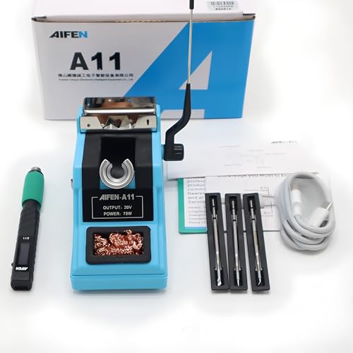 AIFEN A11 USB Lötkolbenstation Ladbarer Lötkolben Tragbar Für Handy-Reparatur Werkzeuge Kompatibler C210 Griff +3 Spitzen mit Halter AIFEN A11 USB Lötkolbenstation Ladbarer Lötkolben Tragbar Für Handy-Reparatur Werkzeuge Kompatibler C210 Griff +3 Spitzen mit Halter von YuqiaoTime