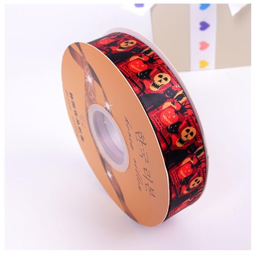 1 Rolle Halloween-Grosgrain-Dekoband Halloween-Geschenkband Grosgrain-Band für DIY, Halloween-Dekoration, Halloween-Geschenkverpackung, 45 Meter 1 Rolle Halloween-Grosgrain-Dekoband Halloween-Geschenkband Grosgrain-Band für DIY, Halloween-Dekoration, Halloween-Geschenkverpackung, 45 Meter von Yurosiay