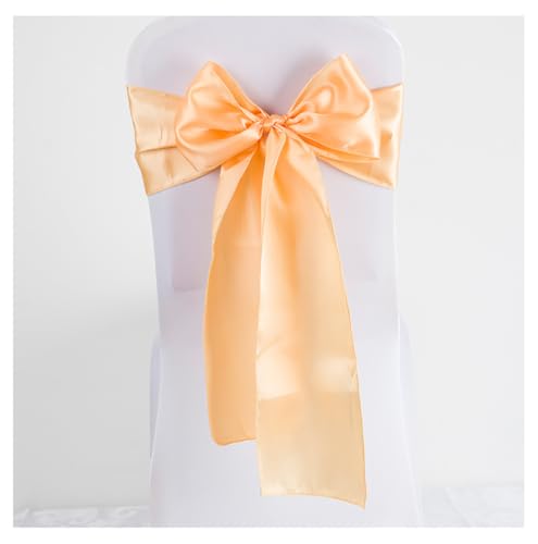 Stuhlschleifen aus Satin Bänder 17 * 275cm Hochzeit Dekoration Stuhlschärpe Bow Ties Satin Schärpen Stuhl Schleifen für Hochzeit Bankett Geburtstag Party Hotel Zuhause von Yurosiay