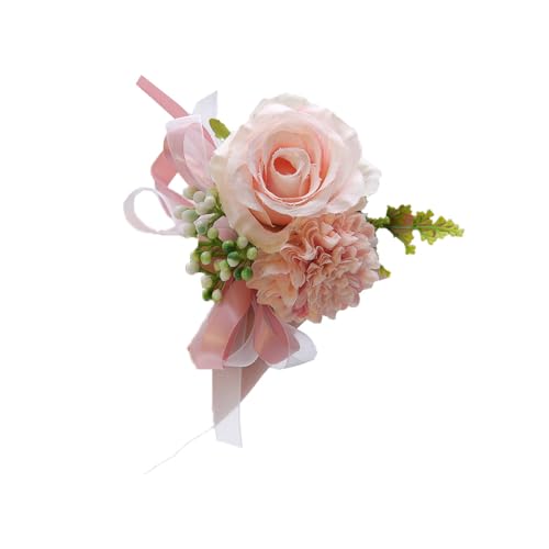 Yurosiay 1 Stück Handgelenk Blumen Hochzeit Blumenarmband Künstliche Seidenblume Blätter Armband mit Schleifenband Ansteckblume blumenarmbänder für Hochzeit Brautjungfer Dekoration Rosa Yurosiay 1 Stück Handgelenk Blumen Hochzeit Blumenarmband Künstliche Seidenblume Blätter Armband mit Schleifenband Ansteckblume blumenarmbänder für Hochzeit Brautjungfer Dekoration Rosa von Yurosiay