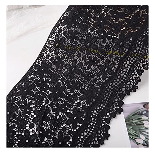 Yurosiay 1 Yard×30cm Spitzenborte Blumen Stickerei Spitzenband Vintage Häkelspitze Borte DIY Spitze Stoff Spitzenbordüre Spitzenbesatz Zum Nähen Zierband Spitze für Kleidung Zubehör Schwarz Yurosiay 1 Yard×30cm Spitzenborte Blumen Stickerei Spitzenband Vintage Häkelspitze Borte DIY Spitze Stoff Spitzenbordüre Spitzenbesatz Zum Nähen Zierband Spitze für Kleidung Zubehör Schwarz von Yurosiay