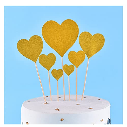 Yurosiay 10 Sätze Herzen Kuchen Topper Glitzer Cupcake Topper Herz Süßer Herz Dekoration Cocktail Sticks Herz Kuchen Topper Geburtstag Kuchen Topper für Party Hochzeit Kuchen Deko Gold Yurosiay 10 Sätze Herzen Kuchen Topper Glitzer Cupcake Topper Herz Süßer Herz Dekoration Cocktail Sticks Herz Kuchen Topper Geburtstag Kuchen Topper für Party Hochzeit Kuchen Deko Gold von Yurosiay