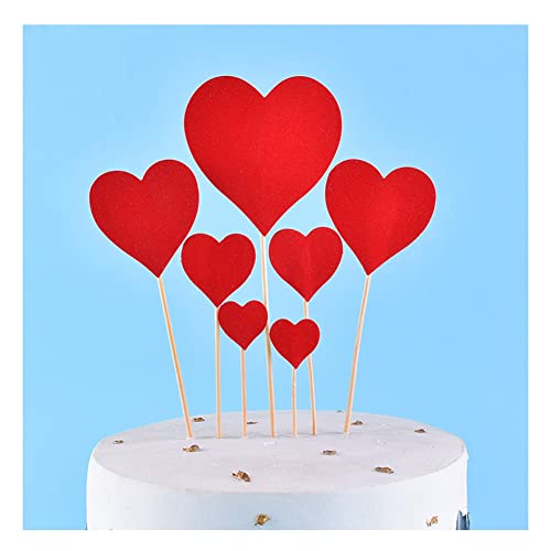 Yurosiay 10 Sätze Herzen Kuchen Topper Glitzer Cupcake Topper Herz Süßer Herz Dekoration Cocktail Sticks Herz Kuchen Topper Geburtstag Kuchen Topper für Party Hochzeit Kuchen Deko Rot Yurosiay 10 Sätze Herzen Kuchen Topper Glitzer Cupcake Topper Herz Süßer Herz Dekoration Cocktail Sticks Herz Kuchen Topper Geburtstag Kuchen Topper für Party Hochzeit Kuchen Deko Rot von Yurosiay