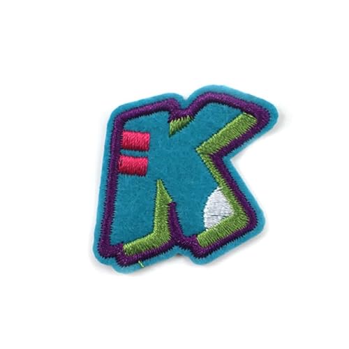 Yurosiay 10 Stück Buchstaben zum Aufbügeln A-Z Bunte Alphabet Buchstaben Patch Näh Reparatur Alphabet Aufnäher Kleidung Patches Stoffapplikationen Bügelflicken Sticker für Kleidung T-Shirt K Yurosiay 10 Stück Buchstaben zum Aufbügeln A-Z Bunte Alphabet Buchstaben Patch Näh Reparatur Alphabet Aufnäher Kleidung Patches Stoffapplikationen Bügelflicken Sticker für Kleidung T-Shirt K von Yurosiay