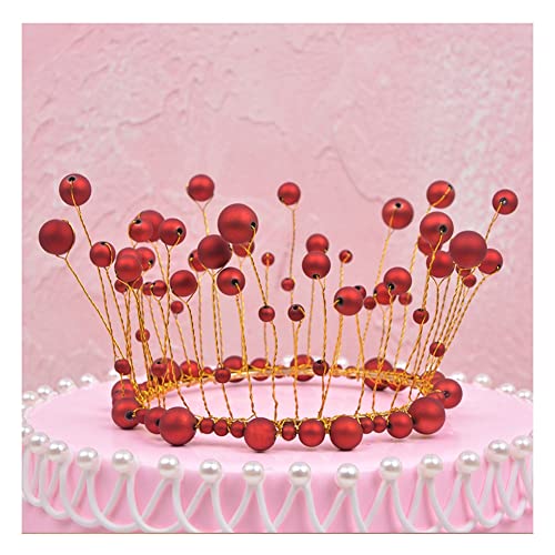 Yurosiay 10 Stück Perlen Krone Kuchen Deko Tortendeko Mädchen Krone Tortenaufsatz Vintage Prinzessin Tortendeko Krone Kuchen Topper Hochzeit Geburtstag Perlen Krone Cupcake Topper Rot Yurosiay 10 Stück Perlen Krone Kuchen Deko Tortendeko Mädchen Krone Tortenaufsatz Vintage Prinzessin Tortendeko Krone Kuchen Topper Hochzeit Geburtstag Perlen Krone Cupcake Topper Rot von Yurosiay