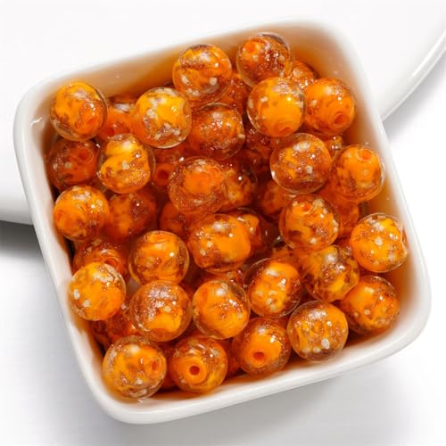 Yurosiay 10 mm leuchtende Sandglasperlen Mehrfarbige Glasperlen mit geradem Loch Lose Perlen Transparente fluoreszierende Perlen Im Dunkeln leuchtende Perlen DIY-Schmuckherstellung Orange Yurosiay 10 mm leuchtende Sandglasperlen Mehrfarbige Glasperlen mit geradem Loch Lose Perlen Transparente fluoreszierende Perlen Im Dunkeln leuchtende Perlen DIY-Schmuckherstellung Orange von Yurosiay