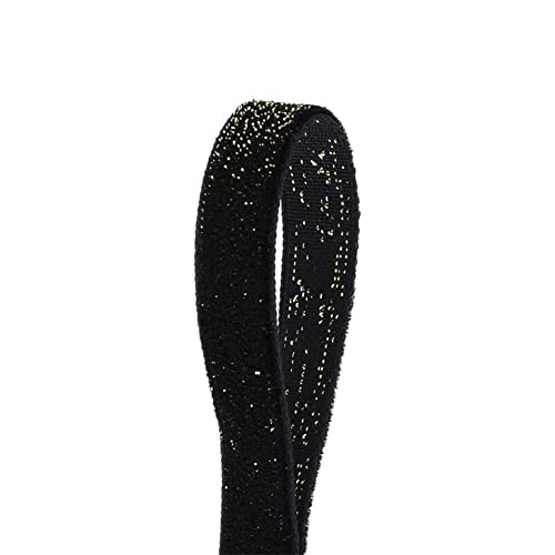 Yurosiay 10m/Rollen 1cm Glitzer Samtband Einseitiges Samt Dekoband Samtborte Mit Gold Glitzer Geschenkband Schleifenband Schmuckband Zierband für DIY Craft Nähen Geschenkverpackung Schwarz Yurosiay 10m/Rollen 1cm Glitzer Samtband Einseitiges Samt Dekoband Samtborte Mit Gold Glitzer Geschenkband Schleifenband Schmuckband Zierband für DIY Craft Nähen Geschenkverpackung Schwarz von Yurosiay