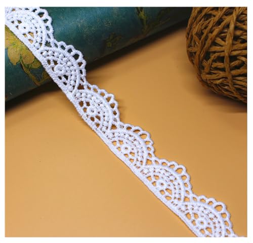 Yurosiay 15 Yards 2cm Spitzenbordüre Weiß zum Nähen Vintage Stickerei Blumen Spitzenband Spitze Borten Zierband Spitzenborte Dekoband Spitze Stoffband für Hochzeit DIY Handwerk Nähen Deko 2# Yurosiay 15 Yards 2cm Spitzenbordüre Weiß zum Nähen Vintage Stickerei Blumen Spitzenband Spitze Borten Zierband Spitzenborte Dekoband Spitze Stoffband für Hochzeit DIY Handwerk Nähen Deko 2# von Yurosiay