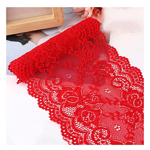 Yurosiay 15cm x 1m Spitzenborte Elastizität Spitzenband Vintage Spitzen Stickerei Zierband Blumen Spitzenbordüre Breit Spitzenbesatz zum Nähen Dekoband Spitzen für Kleidung Basteln Rot Yurosiay 15cm x 1m Spitzenborte Elastizität Spitzenband Vintage Spitzen Stickerei Zierband Blumen Spitzenbordüre Breit Spitzenbesatz zum Nähen Dekoband Spitzen für Kleidung Basteln Rot von Yurosiay