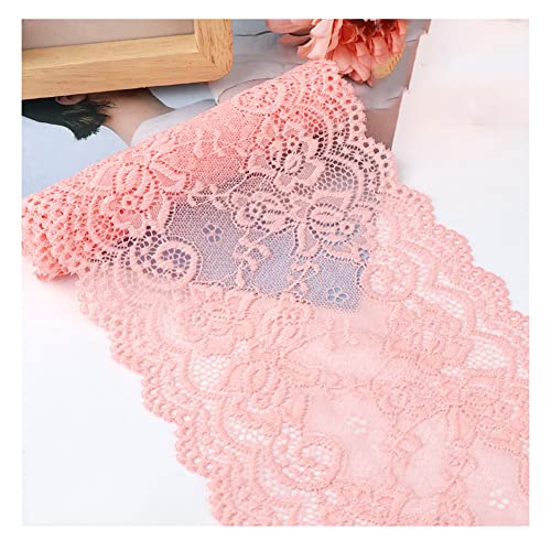 Yurosiay 15cm x 2m Spitzenborte Elastizität Spitzenband Vintage Spitzen Stickerei Zierband Blumen Spitzenbordüre Breit Spitzenbesatz zum Nähen Dekoband Spitzen für Kleidung Basteln Rosa Yurosiay 15cm x 2m Spitzenborte Elastizität Spitzenband Vintage Spitzen Stickerei Zierband Blumen Spitzenbordüre Breit Spitzenbesatz zum Nähen Dekoband Spitzen für Kleidung Basteln Rosa von Yurosiay