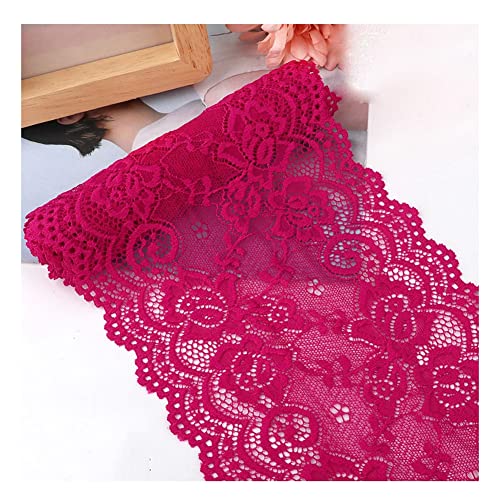 Yurosiay 15cm x 2m Spitzenborte Elastizität Spitzenband Vintage Spitzen Stickerei Zierband Blumen Spitzenbordüre Breit Spitzenbesatz zum Nähen Dekoband Spitzen für Kleidung Basteln Rostrot 2# Yurosiay 15cm x 2m Spitzenborte Elastizität Spitzenband Vintage Spitzen Stickerei Zierband Blumen Spitzenbordüre Breit Spitzenbesatz zum Nähen Dekoband Spitzen für Kleidung Basteln Rostrot 2# von Yurosiay