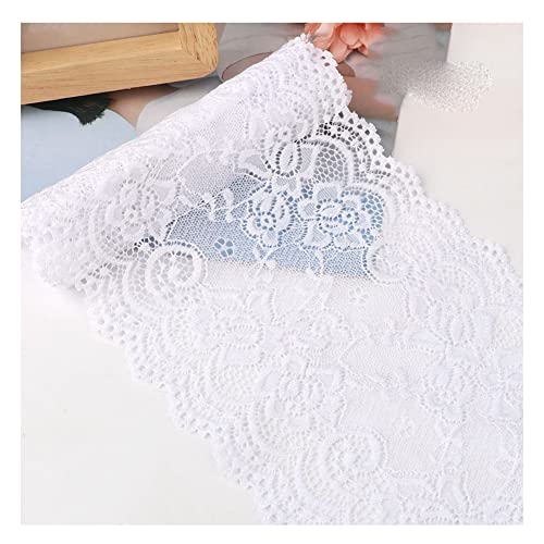 Yurosiay 15cm x 2m Spitzenborte Elastizität Spitzenband Vintage Spitzen Stickerei Zierband Blumen Spitzenbordüre Breit Spitzenbesatz zum Nähen Dekoband Spitzen für Kleidung Basteln Weiß Yurosiay 15cm x 2m Spitzenborte Elastizität Spitzenband Vintage Spitzen Stickerei Zierband Blumen Spitzenbordüre Breit Spitzenbesatz zum Nähen Dekoband Spitzen für Kleidung Basteln Weiß von Yurosiay