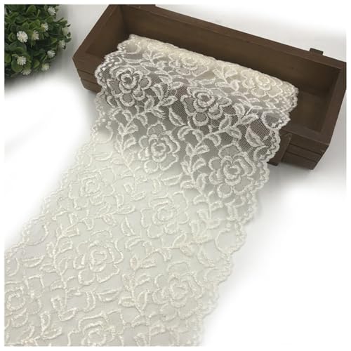 Yurosiay 18 cm x 1 Yard dekorativer Spitzenstoff Spitzenborte Spitzenband elastische Spitze Für Dessous Nähen DIY Basteln Hochzeit Weihnachtsdekorationen Beige Yurosiay 18 cm x 1 Yard dekorativer Spitzenstoff Spitzenborte Spitzenband elastische Spitze Für Dessous Nähen DIY Basteln Hochzeit Weihnachtsdekorationen Beige von Yurosiay