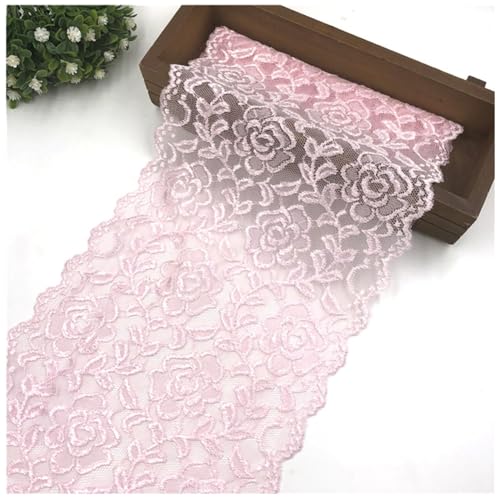 Yurosiay 18 cm x 2 Yard dekorativer Spitzenstoff Spitzenborte Spitzenband elastische Spitze Für Dessous Nähen DIY Basteln Hochzeit Weihnachtsdekorationen Rosa Yurosiay 18 cm x 2 Yard dekorativer Spitzenstoff Spitzenborte Spitzenband elastische Spitze Für Dessous Nähen DIY Basteln Hochzeit Weihnachtsdekorationen Rosa von Yurosiay