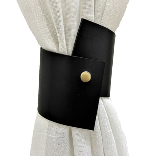 Yurosiay 2 Stück Leder Vorhang Raffhalter Klassische PU Leder Vorhanghalter Frei Bohren Vorhang Holdbacks Vorhangschnalle Vintage Leder Gardinenhalter Vorhang Raffhalter Seil Schwarz 35x8cm Yurosiay 2 Stück Leder Vorhang Raffhalter Klassische PU Leder Vorhanghalter Frei Bohren Vorhang Holdbacks Vorhangschnalle Vintage Leder Gardinenhalter Vorhang Raffhalter Seil Schwarz 35x8cm von Yurosiay